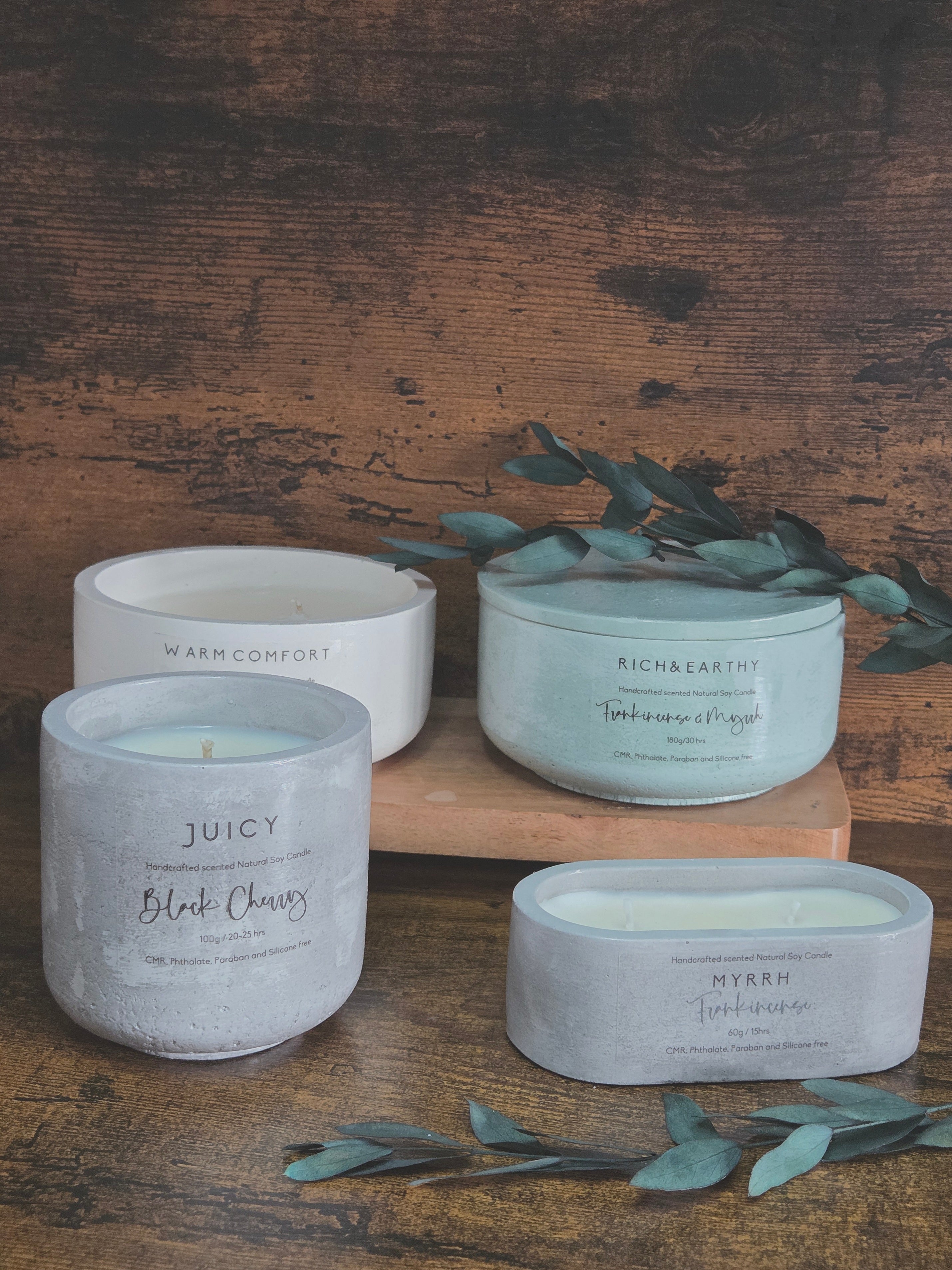 Signature Concrete Candles