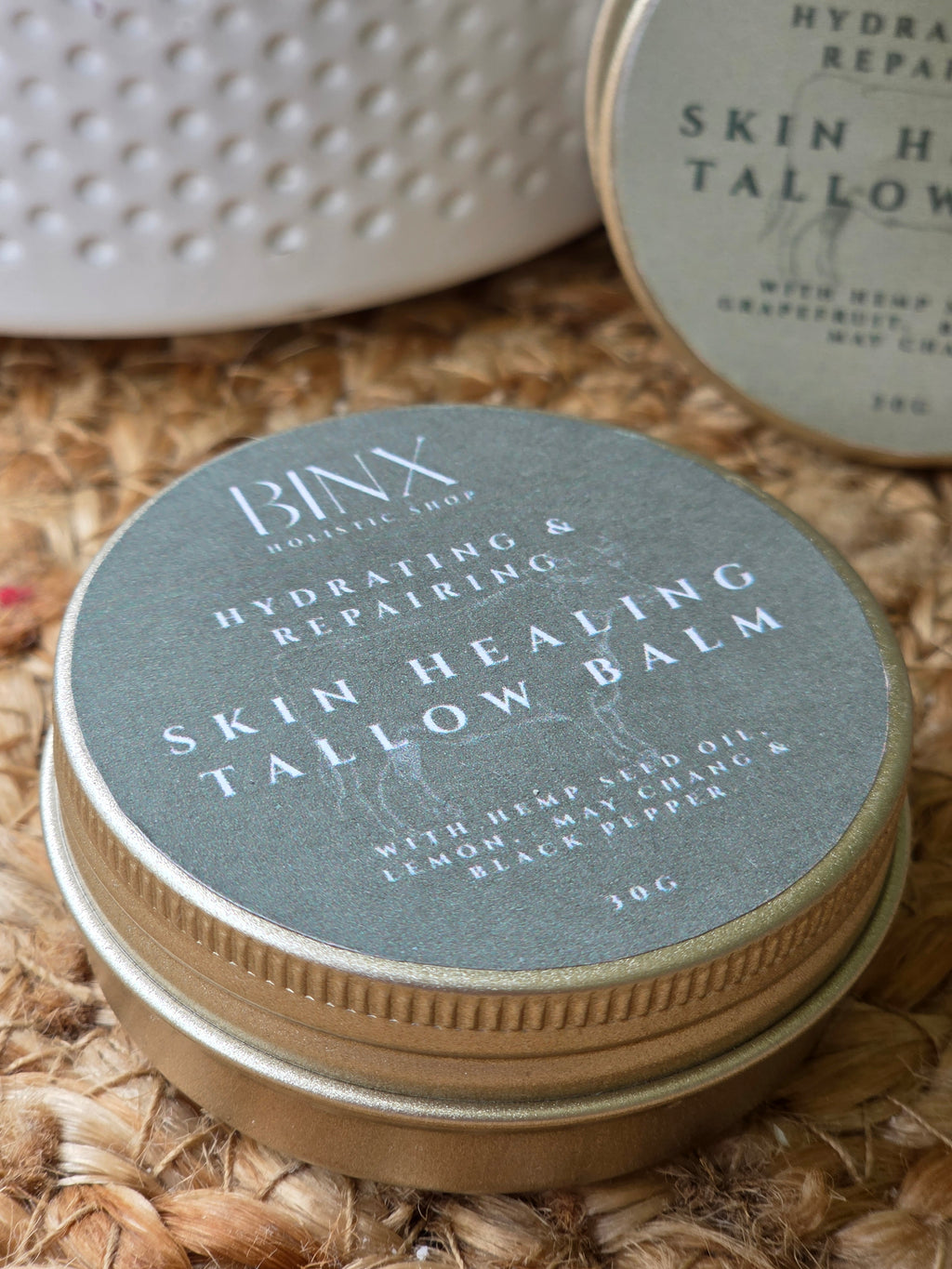 Beef Tallow and Hemp Seed Balm